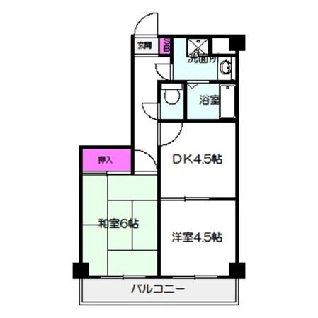 Mプラザ城東五番館の物件間取画像